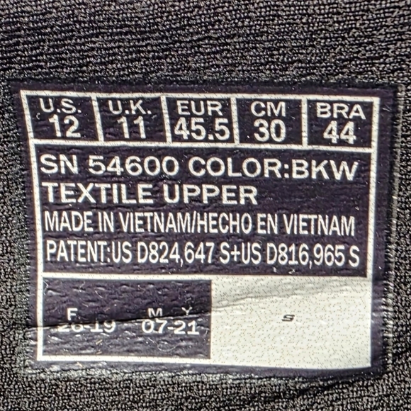 NWT Skechers Go Walk Go Max Slip On Shoes Mens 12 Black Mesh - Picture 5 of 10